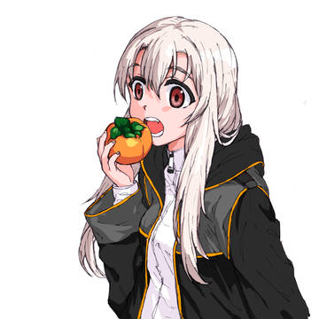 柿たべる人
