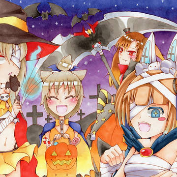 「しきかーん!ハッピーハロウィーン!!」