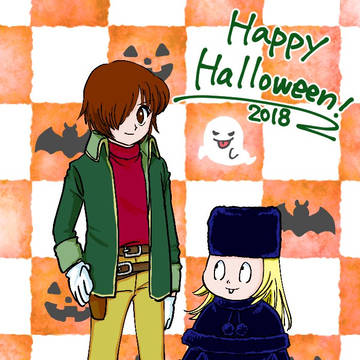 ハロウィン仮装大会にて(クラピカ&センリツ)