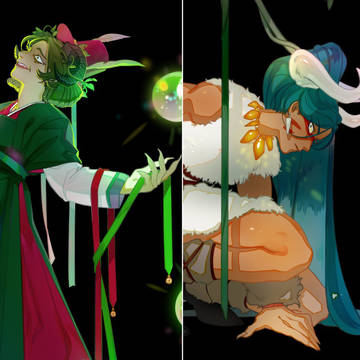 Halloween Matcha&Tiger Lily