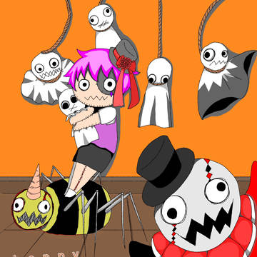 ハッピーハロウィン描いてみたお( ^ω^ )