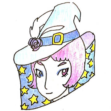 an oc witch drawing!
