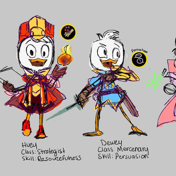Ducktales Doodles