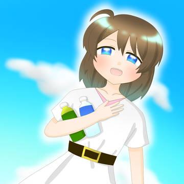 「飲み物買ってきましたっ！」