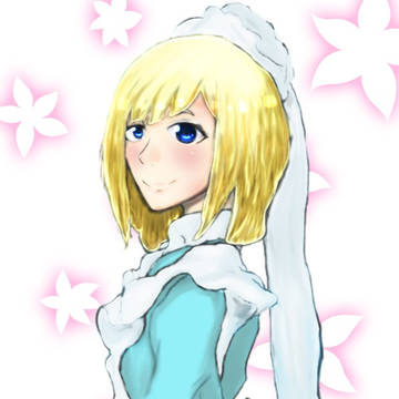 メイドとデンドロビウム