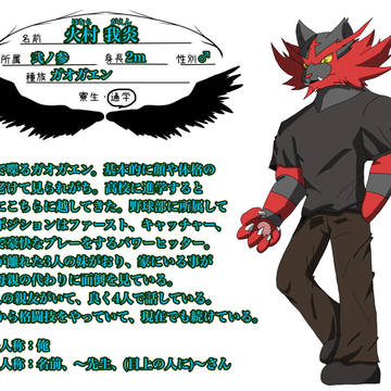 【ポケ空】火村 我炎【CS】