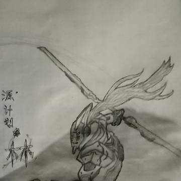 铅笔手绘。。有点碳素。~( ̄▽ ̄~)~