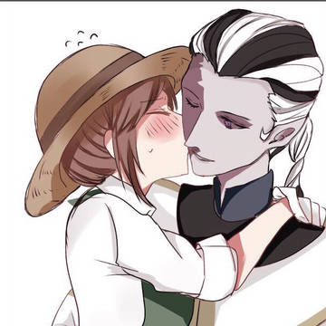白黒無常さんとエマちゃん