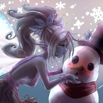 Fairy snow kiss