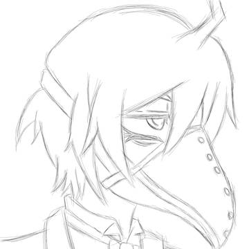 最原終一ハーフマスク