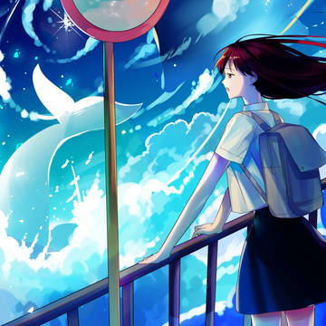 青空,そして少女