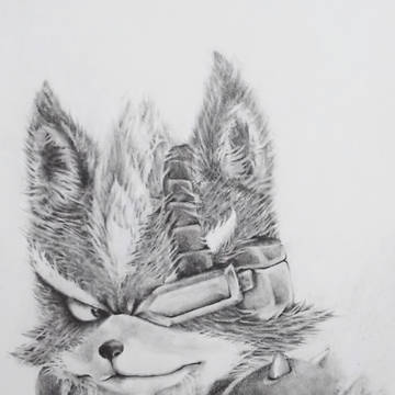 ウルフ【鉛筆画】