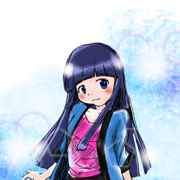 青木れいかを描く練習です