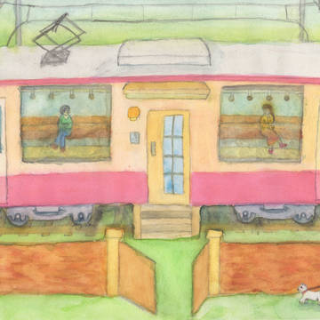 電車でホーム