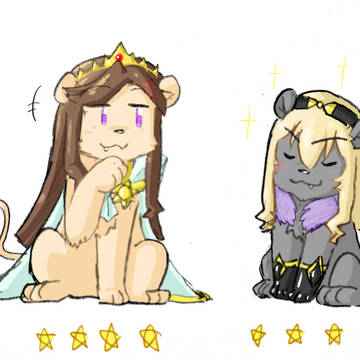 スタリラ天堂獅子とクロ黒獅子