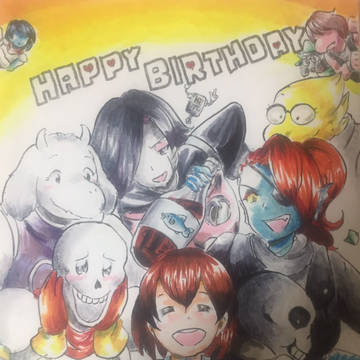 アンテ誕生日絵