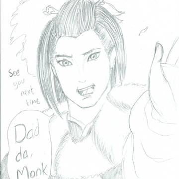 Shang Bu Huan waving