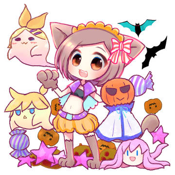 ハロウィンめーちゃんとクリプトンズ