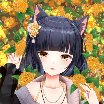 猫と金木犀