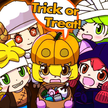 FLOハロウィン絵+らくがき