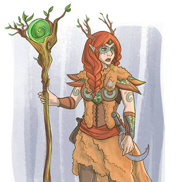 Aryen. PC light and dark elf
