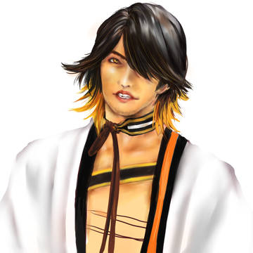 練習　長曽祢虎徹（ちょっと伊万里くんお手本・模写）