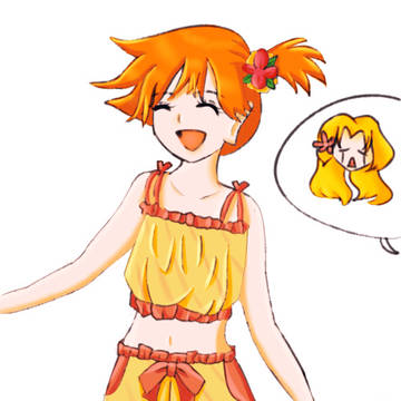 カスミとアローラ!! 🌊💛