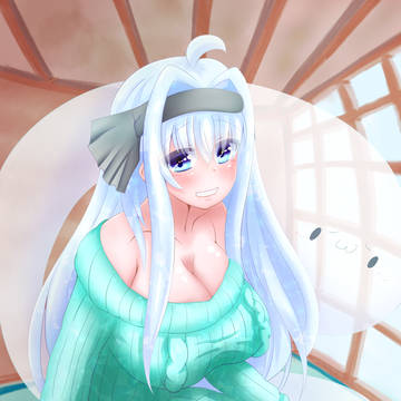 いい庭師の日なので縦セタを着て貰った!