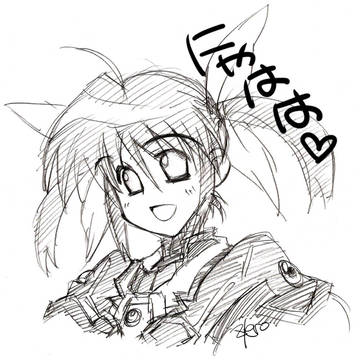 鉛筆なのはさん。
