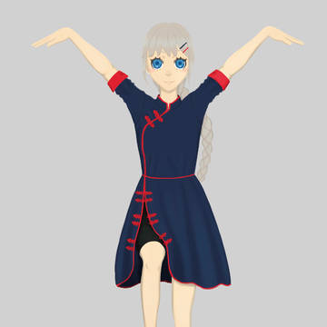 チャイナ服風ワンピース