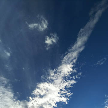 荒野の青空