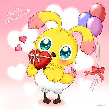 バレンタインラッピー🍫🐥
