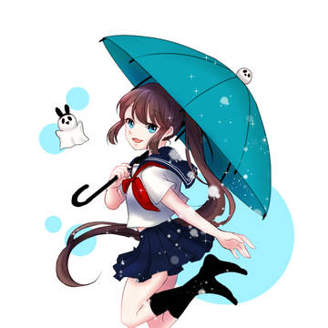 傘 少女