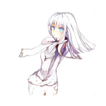 Girl in the wind