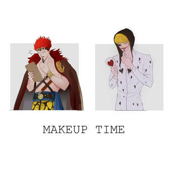 Kid × Corazon  makeup time