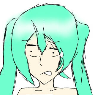 ミクさんの落書き