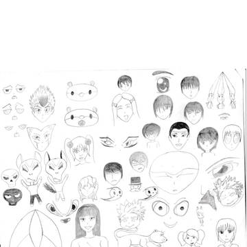 Alot o random drawing put into 1