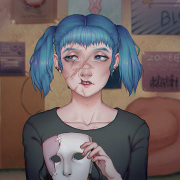 Old Sally Face art