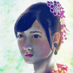 和服の女の子