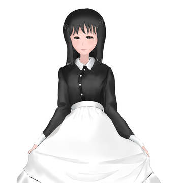 野原 樹実_メイド服