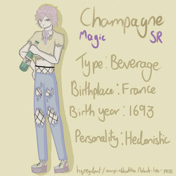 Food Fantasy OC- Champagne