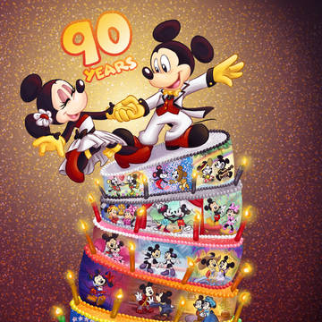 ミッキーとミニーの90年!
