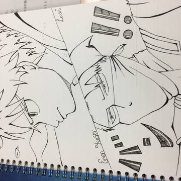 好きなアニメの模写