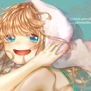 Twitterのフォロワーさん100突破イラストです！