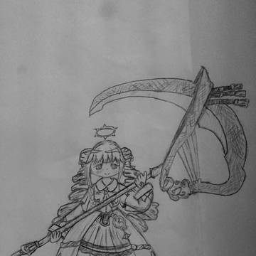 下描き