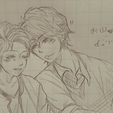 (以前の｀・3・´♡´・∀・｀落書き)