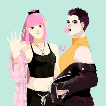 Justin Bieber and Pinkie Pie