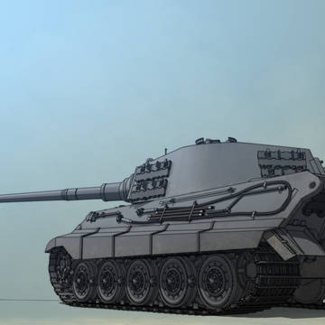 ３ＤのティーガーII　