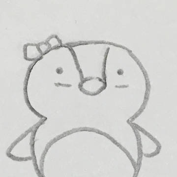 ペンギンを描いてみた