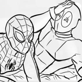 Spideypool gif 1